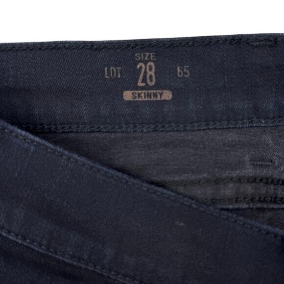 GUCCI Appliqué Black Butterfly Skinny Denim Jean Sz 28 - Picture 8 of 9